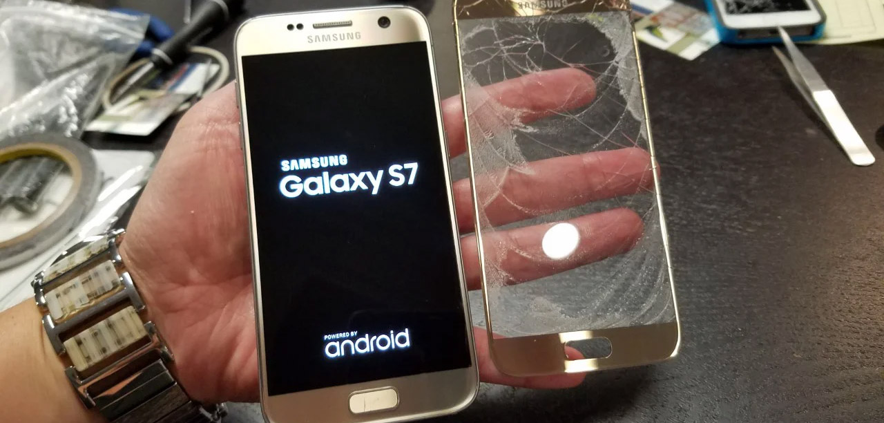 Wymiana wyświetlacza w smartfonach Samsung